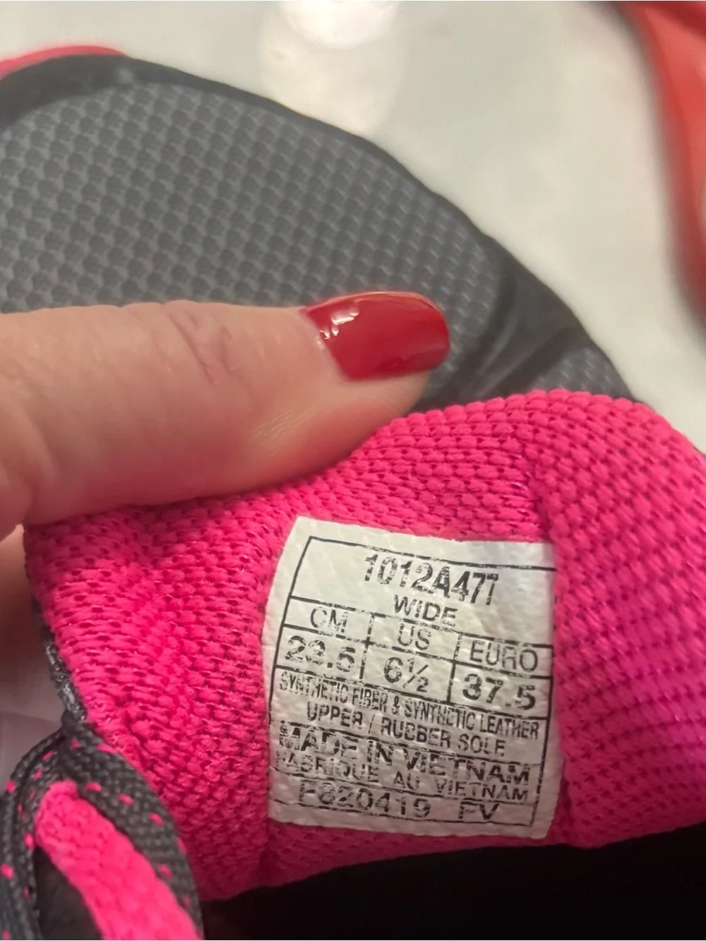 Asics Women’s Gray and Hot Pink GEL Running Sneakers